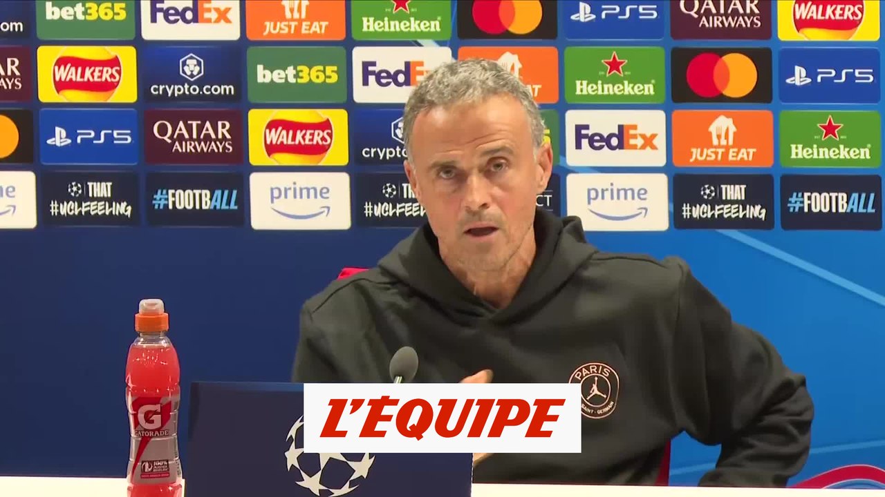 Luis Enrique : « Arsenal est une des meilleures équipes d'Europe » - Foot - C1 - PSG