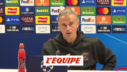 Luis Enrique : « Arsenal est une des meilleures équipes d'Europe » - Foot - C1 - PSG
