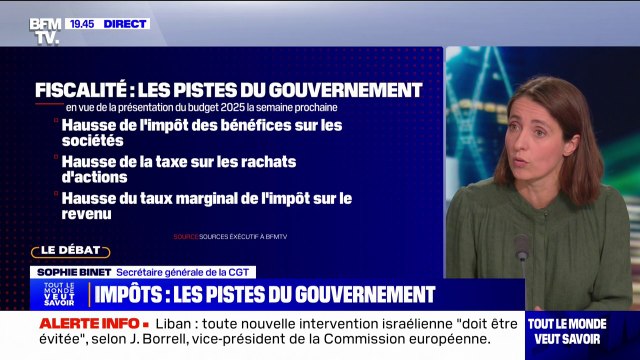 Discours de politique générale de Michel Barnier: Ce que je souhaite, c'est qu'il réponde aux exigences sociales , affirme Sophie Binet (secrétaire générale de la CGT)