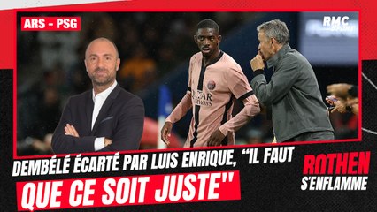 Arsenal-PSG : Dembélé écarté par Luis Enrique, "il faut que ce soit juste" estime Dugarry