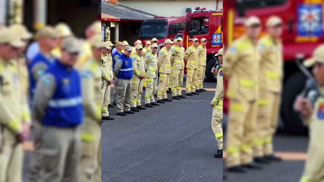 Sargento Comarella e Dr. Toso se despedem do Corpo de Bombeiros