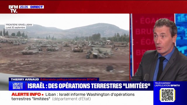Israël a informé les États-Unis d'opérations terrestres limitées au Liban et déclare trois zones frontalières zones militaires fermées