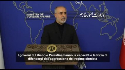 L'Iran: non manderemo soldati o volontari contro Israele
