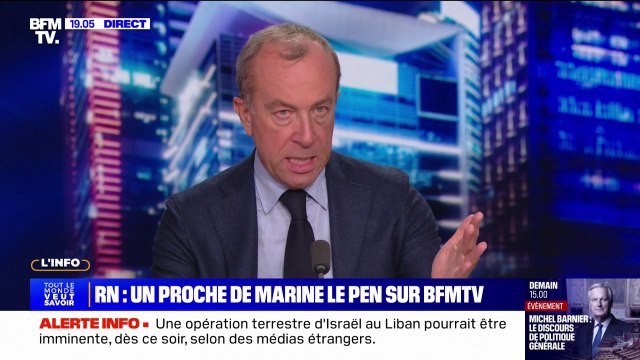 Procès du RN: Marine Le Pen a bien l'intention de se battre pour la relaxe , indique Alexandre Varaut (député européen du RN)