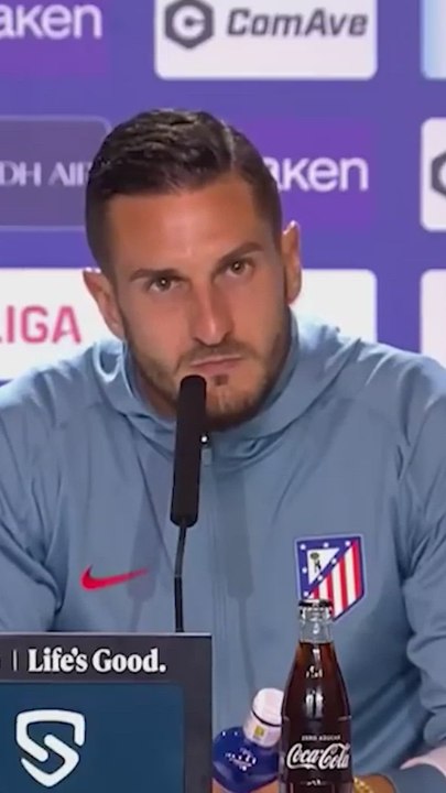 La pregunta fue muy directa: "¿Debe el club echar al Frente Atlético?"... y así la respondió Koke