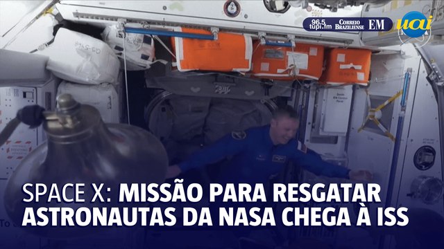 Space X: missão para resgatar astronautas da NASA chega à ISS