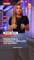 PRIMER VUELO COMERCIAL BOLIVIANO TRIPULADO POR MUJERES