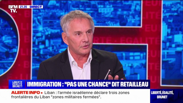 Propos de Bruno Retailleau sur l'immigration: L'immigration n'est pas une chance ou une malchance, c'est un fait politique , réagit Patrick Vignal (ancien député Renaissance de l'Hérault)