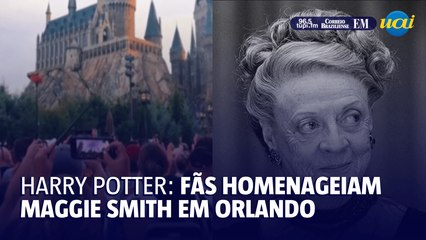 Harry Potter: fãs homenageiam Maggie Smith em Orlando