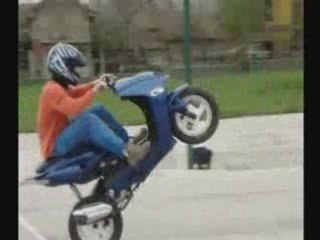 Malaguti F15 novice stunt