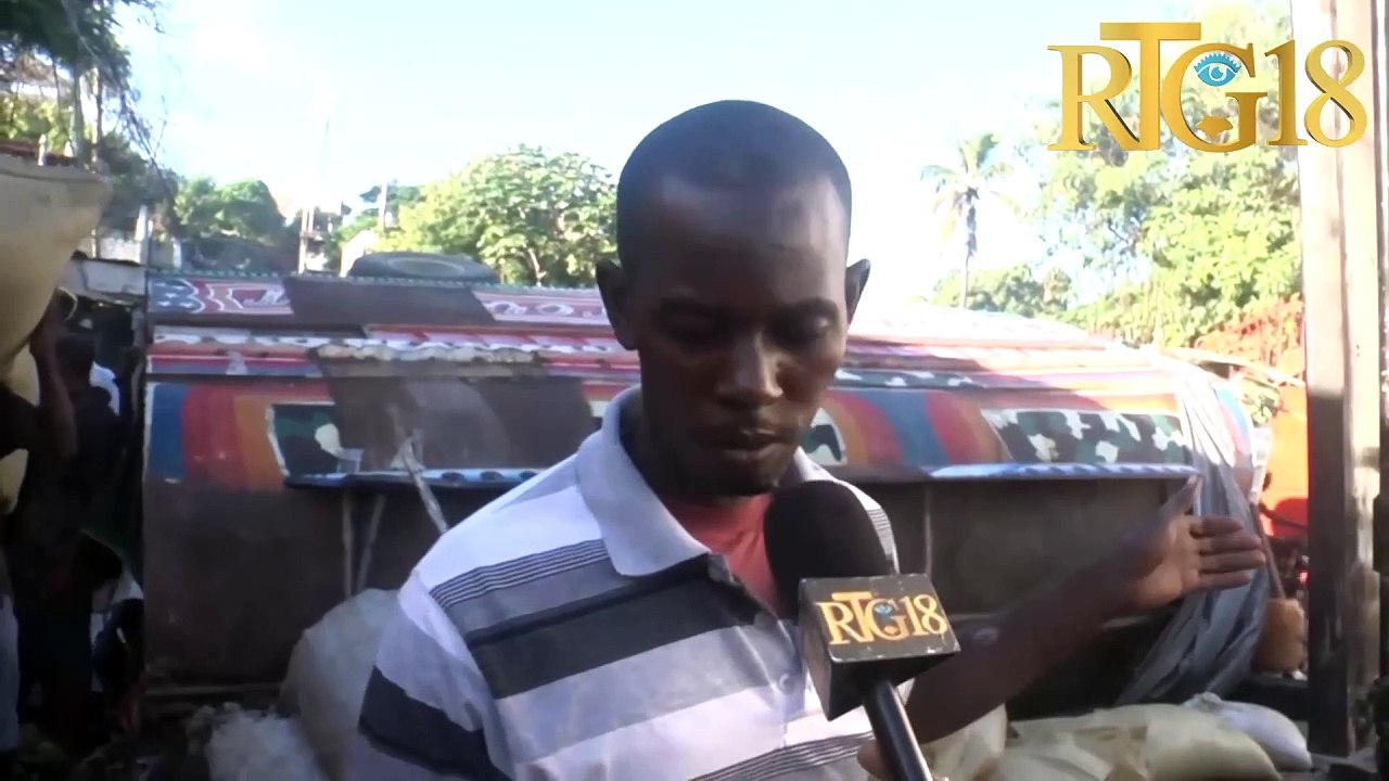 Yon kamyon machandiz fè aksidan ave. Martin Luther King nan lannwit dimanche 29 septembre la.