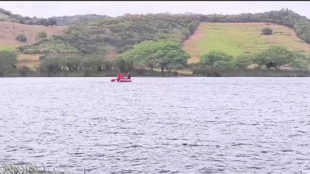 Bombeiros realizam buscas por pescador desaparecido em barragem de igaci