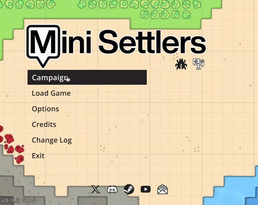 Mini Settlers Map 01 Tutorial Island