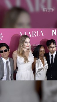 Angelina Jolie Lights Up Maria Red Carpet with 3 of Her Kids at New York Film Festival