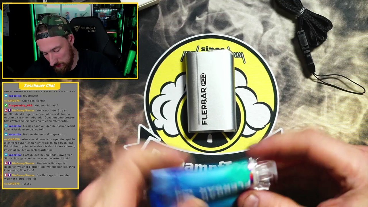 Flerbar Pod System und Pink Lemonade Review und Test