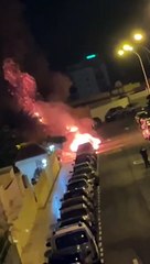 Buscan al pirómano que incendia coches en Los Cristianos