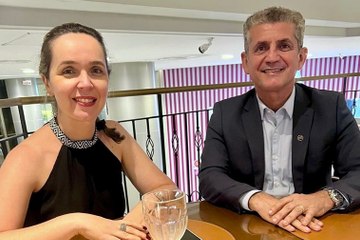 Paulo Maia apresenta Luciana Brito como sua pré-candidata à vice-presidência da OAB da Paraíba