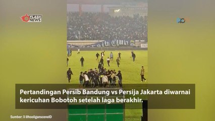 Setelah Persib vs Persija Berakhir Bobotoh Serang Steward karena Dugaan Pelecehan Seksual