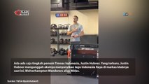 Totalitas Justin Hubner Nyanyikan Lagu Indonesia Raya di Wolves