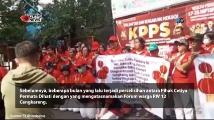 Aksi Puluhan Umat Budha Mempertahankan Vihara Cetiya Agar Tidak Ditutup