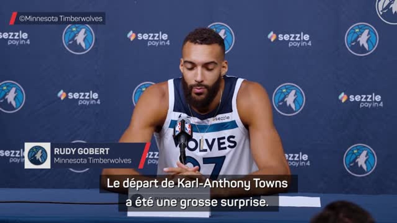 Minnesota Timberwolves - Gobert : "Le départ de Towns a été une grande surprise"