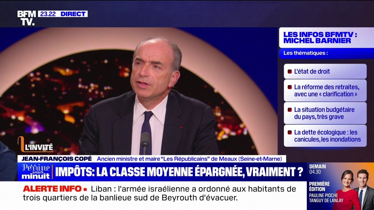 Jean-François Copé (maire LR de Meaux): "Ce serait une erreur d'augmenter les impôts"