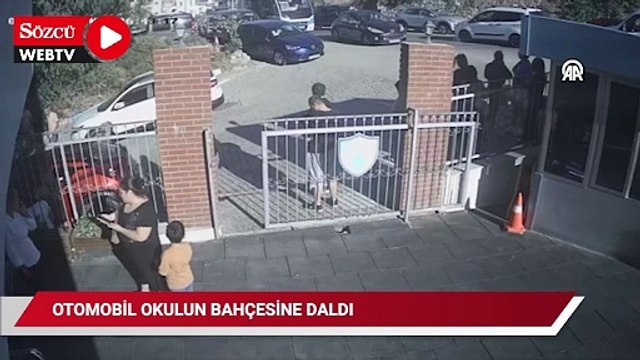 Otomobilin okulun bahçesine girmesi sonucu 3 kişi yaralandı