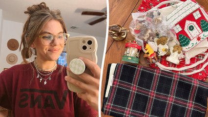 Mum preps for Christmas four months early - and spends just $15 handmaking presents