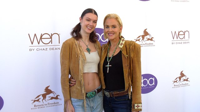 Eloisa May Huggins and Penelope Ann Miller 2024 Daytime Beauty Awards Green Carpet