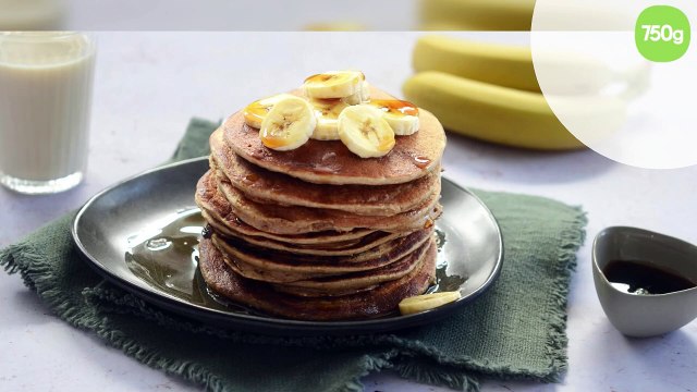 Pancakes healthy aux flocons d'avoine