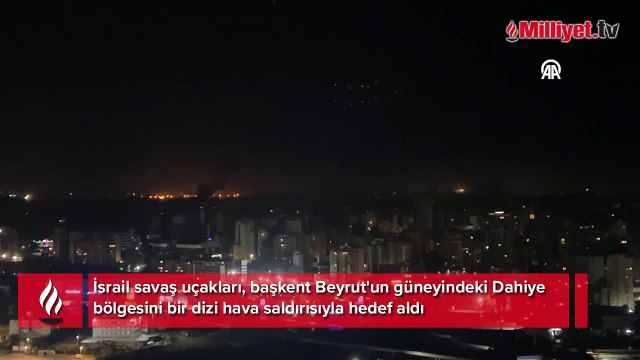 İsrail ordusu, Beyrut'un güneyine hava saldırısı düzenledi