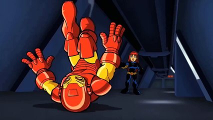 Black Widow gets Knocked Out (Spinny Eyes)