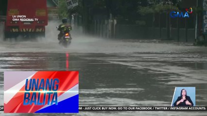Ilang kalsada sa Santo Tomas, binaha dahil sa walang tigil na pag-ulang dulot ng Bagyong Julian | Unang Balita