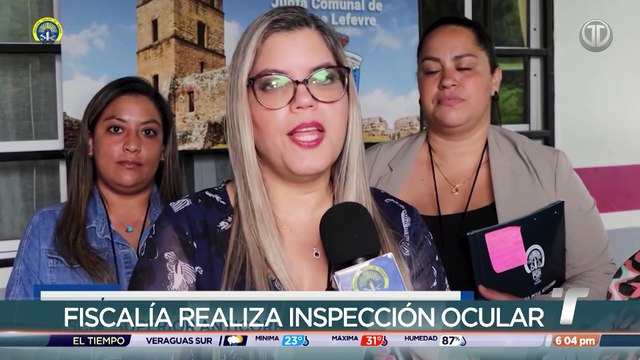 Fiscalía Anticorrupción realiza inspección ocular en Junta Comunal de Parque Lefevre