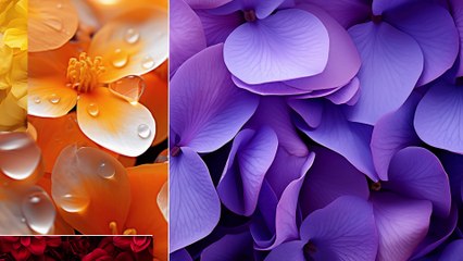 80 Color Flowers Texture Backgrounds