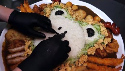 Amazing Giant Food!! Giant 13 POUND Curry & Tornado Omelette - Korean Food