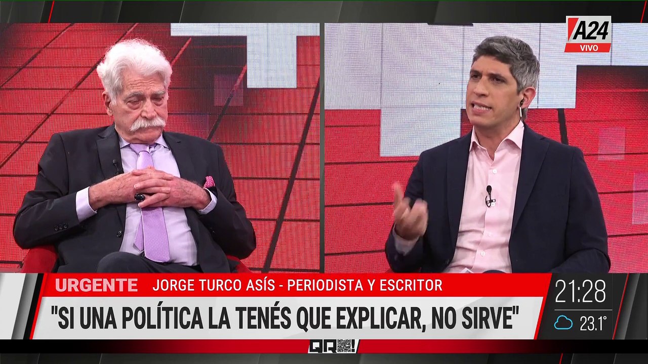 JORGE TURCO ASÍS HABLA DE MILEI, KARINA, SUSANA Y EL PAPA: "EMPIEZAN A ENTRAR LAS BALAS"
