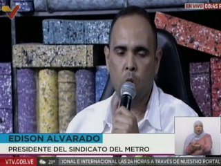 Télécharger la video: Edison Alvarado: El único líder de la Revolución Bolivariana y la clase obrera es Nicolás Maduro