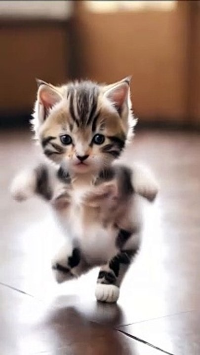 Cat dance video