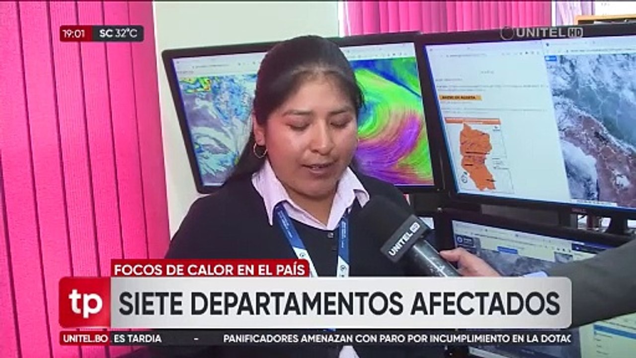 Los focos de calor se incrementan en 10.605 en Bolivia y con mayor incidencia en Santa Cruz, según Senamhi