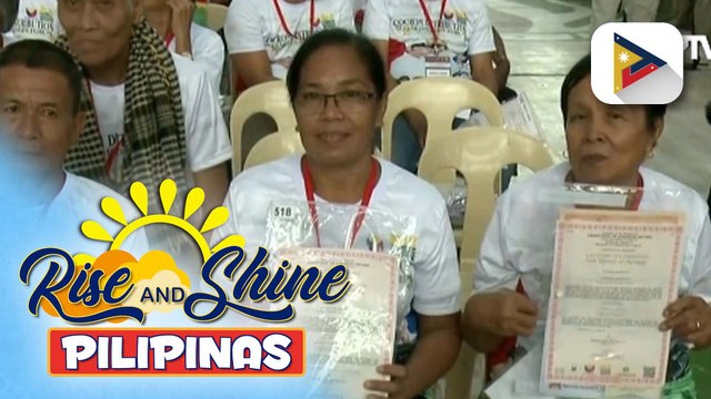 PBBM, pinangunahan ang pamamahagi ng titulo ng lupa sa Tarlac;