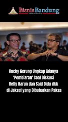 Rocky Gerung Ungkap Adanya ‘Pembiaran’ Soal Diskusi Refly Harun dan Said Didu dkk di Jaksel yang Dibubarkan Paksa