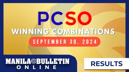 Lotto Draw Results, September 30, 2024 | Grand Lotto 6/55, Mega Lotto 6/45, 4D, 3D, 2D