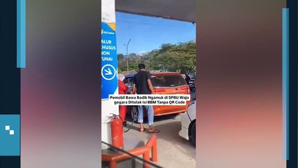Ditolak Isi BBM Pertalite, Pemobil Ngamuk di SPBU Wajo Jadi Viral