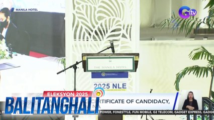 Ilang senatorial aspirant, naghain na ng Certificate of Candidacy | Balitanghali