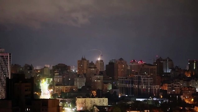 Waves of Russian drones attack Kyiv, says Ukraine's military