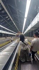 What would happen if such a high escalator fell down?