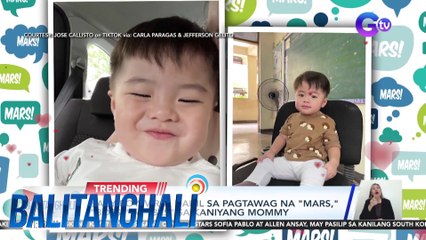 Baby boy, viral dahil sa pagtawag ng "Mars," "Boss," at "Bes" sa kaniyang mommy | Balitanghali