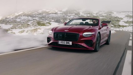 The new Bentley Continental GT in Candy Red Driving Video