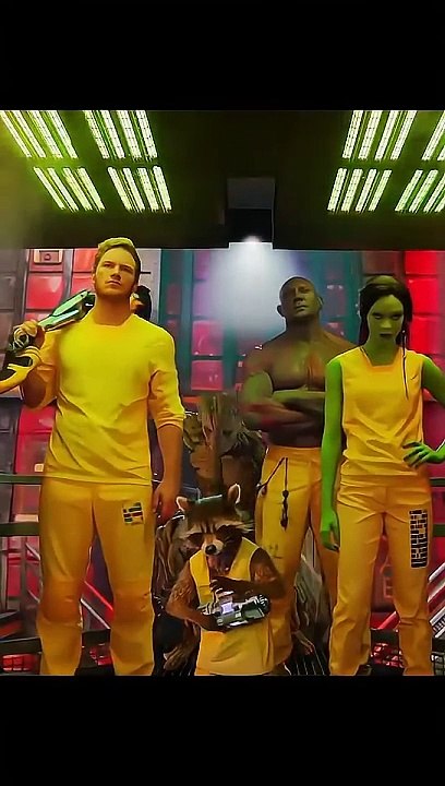 Attitude of guardians_marvel _rocket _starlord _groot _shorts